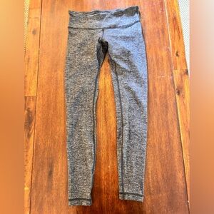 Lululemon ankle dark gray leggings woman’s 6